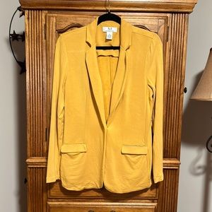 LN Yellow Magaschoni Knit Blazer